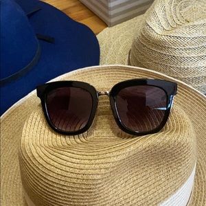 Sunglasses Black with Rosegold